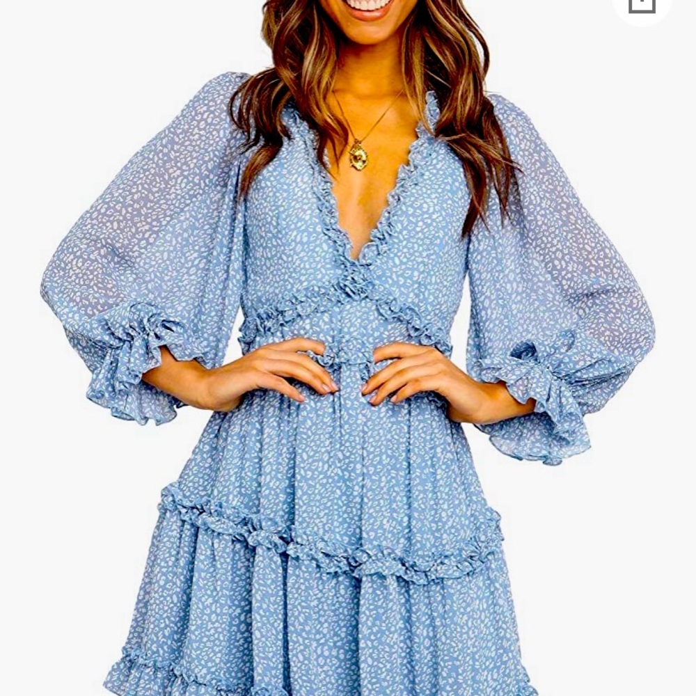 Dokotoo ruffle summer dress